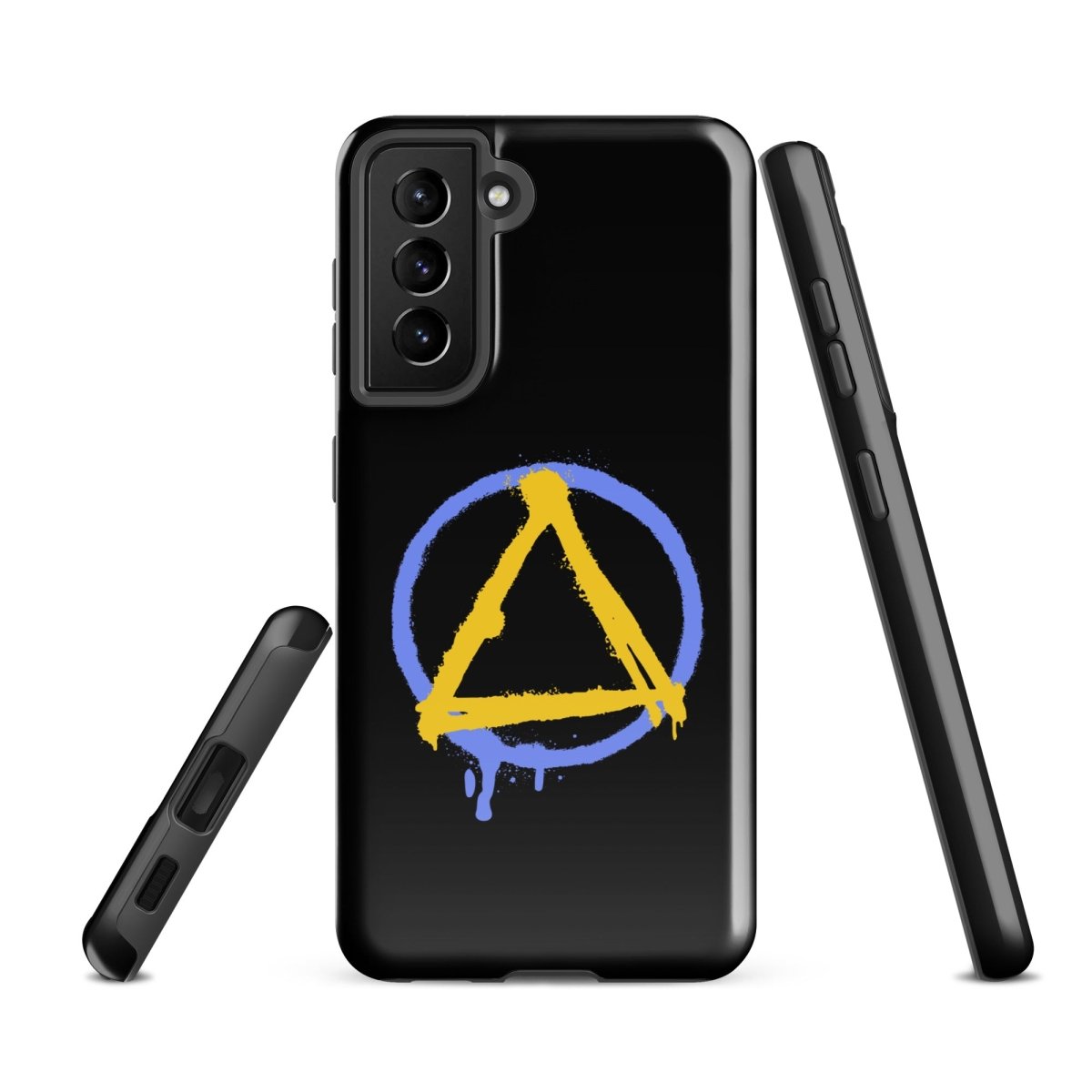 Sober Symbol Rugged Protective Case for Samsung Galaxy - Shockproof & Durable Phone Cover for Outdoor, Work & Daily Use