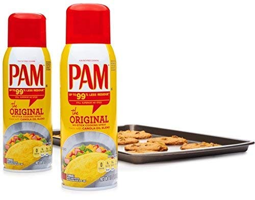 Pam Original Non-Stick Cooking Spray - 12oz (Case of 24 Cans) | Healthy Baking & Frying Oil Spray for Pans, Grills & Bakeware | Perfect for Home Cooking, Restaurants & Catering