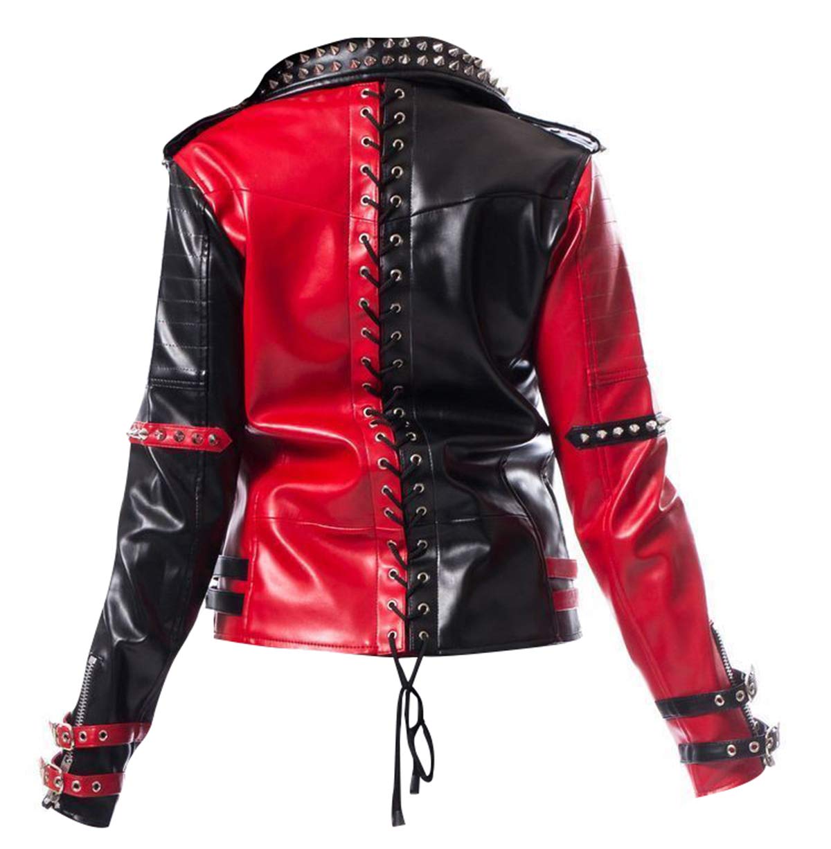 Harley Quinn Women's Halloween Costume - Queen of Hearts Cosplay Jacket for DC Comics Fans | Perfect for Halloween Parties, Cosplay Events & Comic Conventions