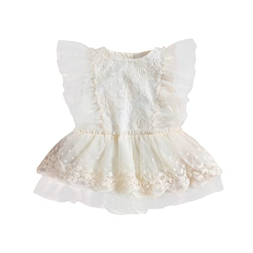 Lace Romper-apricot