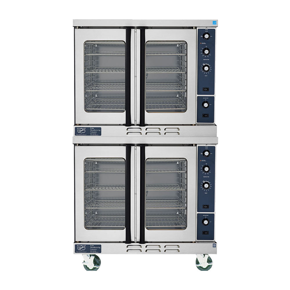 Duke E102 G Commercial Convection Oven - Natural Gas 2 Deck Pizza & Bakery Oven for Restaurants, Pizzerias, and Bakeries