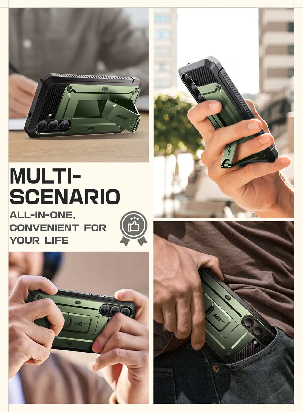 SUPCASE Galaxy S25 Plus UB Pro Military Grade Protective Case - Shockproof, Drop Proof Phone Cover for Outdoor, Work & Daily Use