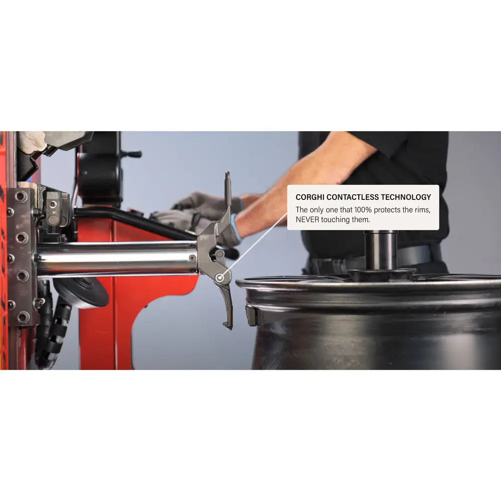 Corghi Master Force Hydraulic Tire Changer with Automatic Contactless Technology - Professional Wheel Service Equipment for Auto Repair Shops & Tire Stores