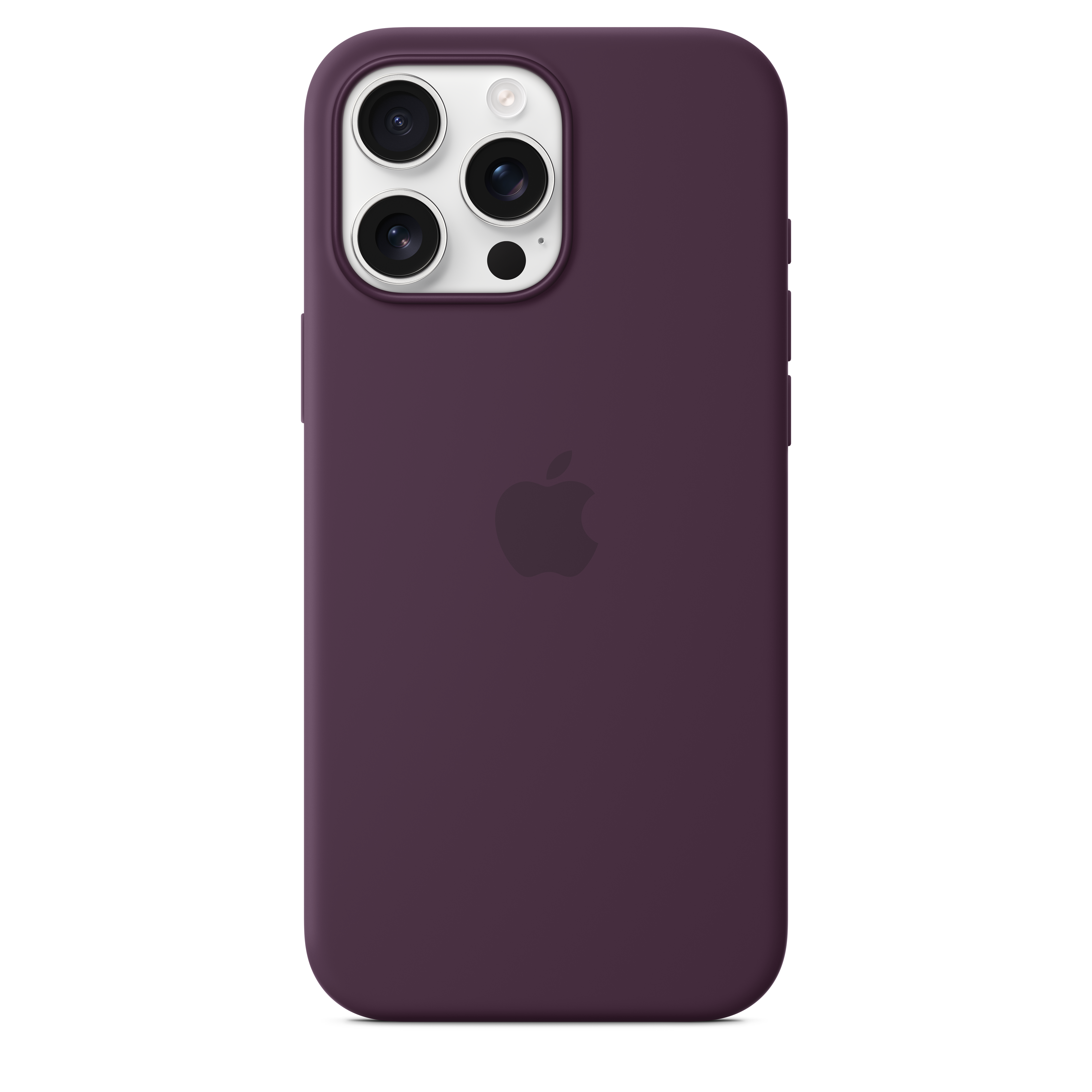 Magnetic Silicone Case with MagSafe for iPhone 16 Pro Max - Plum Color | Slim Protective Cover for Everyday Use, Work & Travel