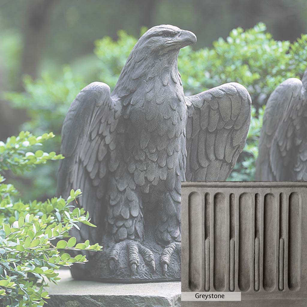 Campania International Eagle Looking Left Statue - Bronze Eagle Sculpture for Home & Office Decor - Perfect for Garden, Patio, or Indoor Display