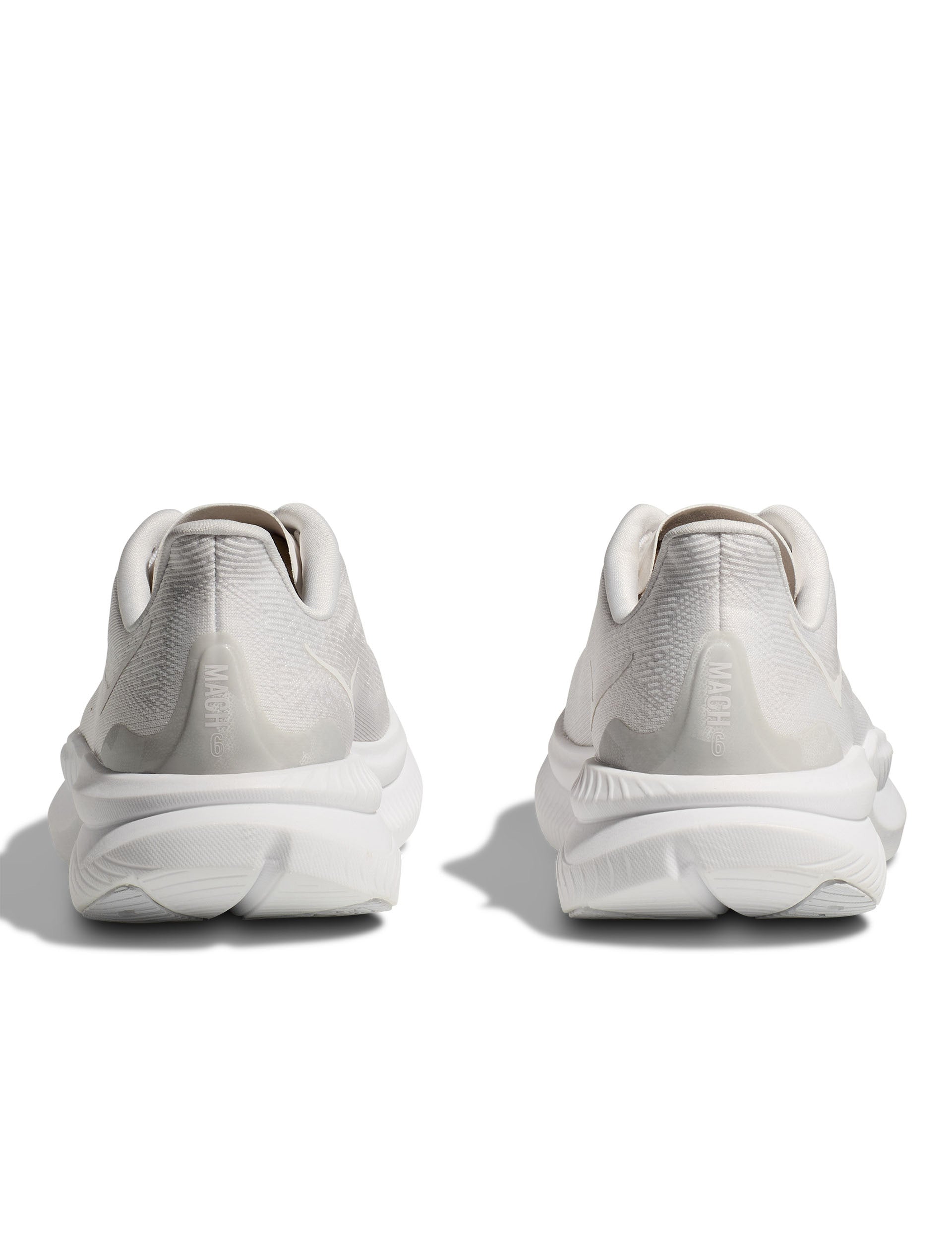 Hoka Mach 6 Running Shoes for Women - White (1164033-WWH) | Lightweight Cushioned Road Running Sneakers for Training & Marathon