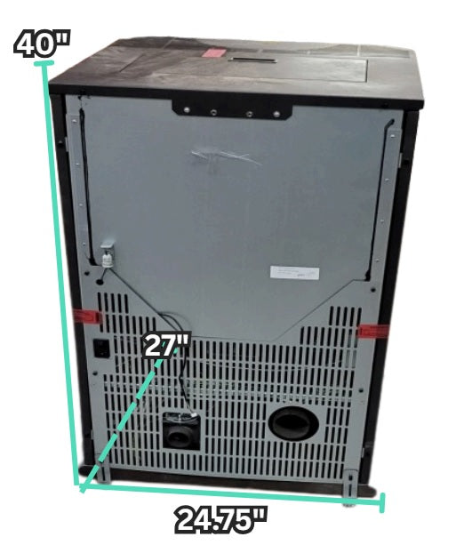 ComfortBilt HP42 Pellet Stove - 87.5% Efficiency, 120LB Hopper | Most Efficient American Pellet Stove for Home Heating & Energy Savings