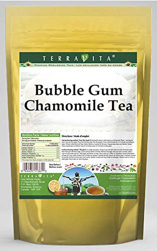 Organic Bubble Gum Chamomile Tea - 50 Tea Bags | Caffeine-Free Herbal Tea | ZIN 534624 | Perfect for Relaxation, Stress Relief & Bedtime