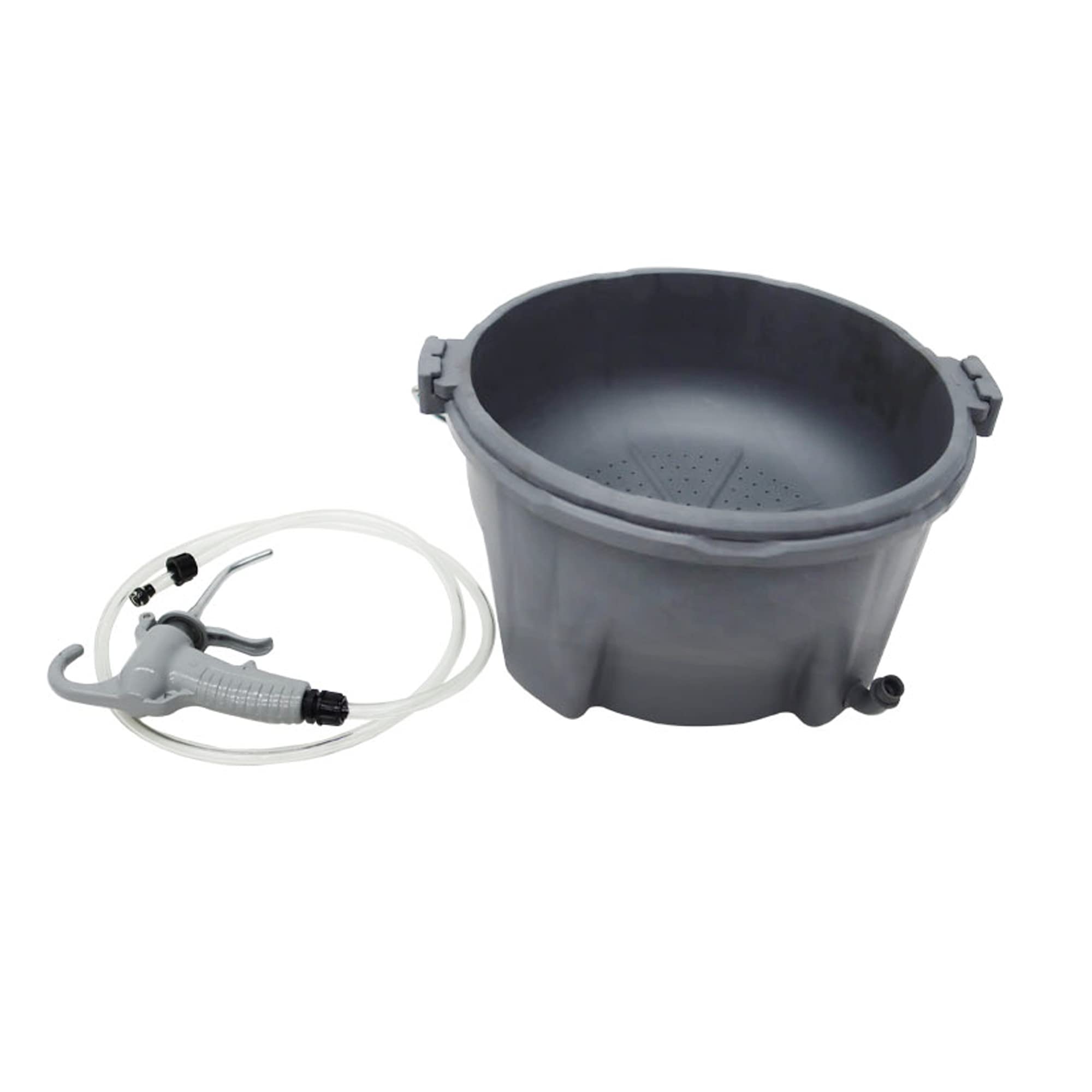 INTBUYING Portable Handheld Oiler Bucket - Pipe Threading Machine Lubricator & Oil Gun for Drum Set Tools - Perfect for Plumbing, HVAC, and Industrial Pipe Threading Applications