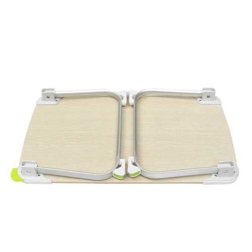 Portable Aluminum Alloy Foldable Laptop Table Stand - Adjustable Tray for Bed, Sofa & Office Use - Lightweight Home Desk for Working, Reading & Eating in Bed