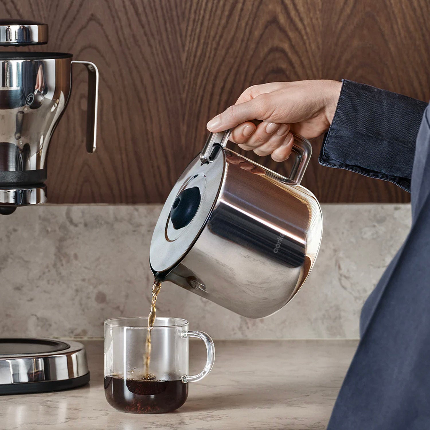 Aarke Insulated Stainless Steel Thermal Jug - Keeps Drinks Hot or Cold for Hours - Perfect for Coffee, Tea, Water & Outdoor Activities