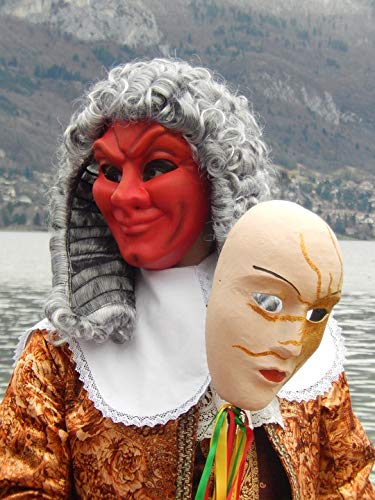 Vibrant Annecy Carnival Disguise Mask Poster - 20x30 Inch Laminated Wall Art with Bright Colors - Perfect for Home Decor, Parties & Themed Events