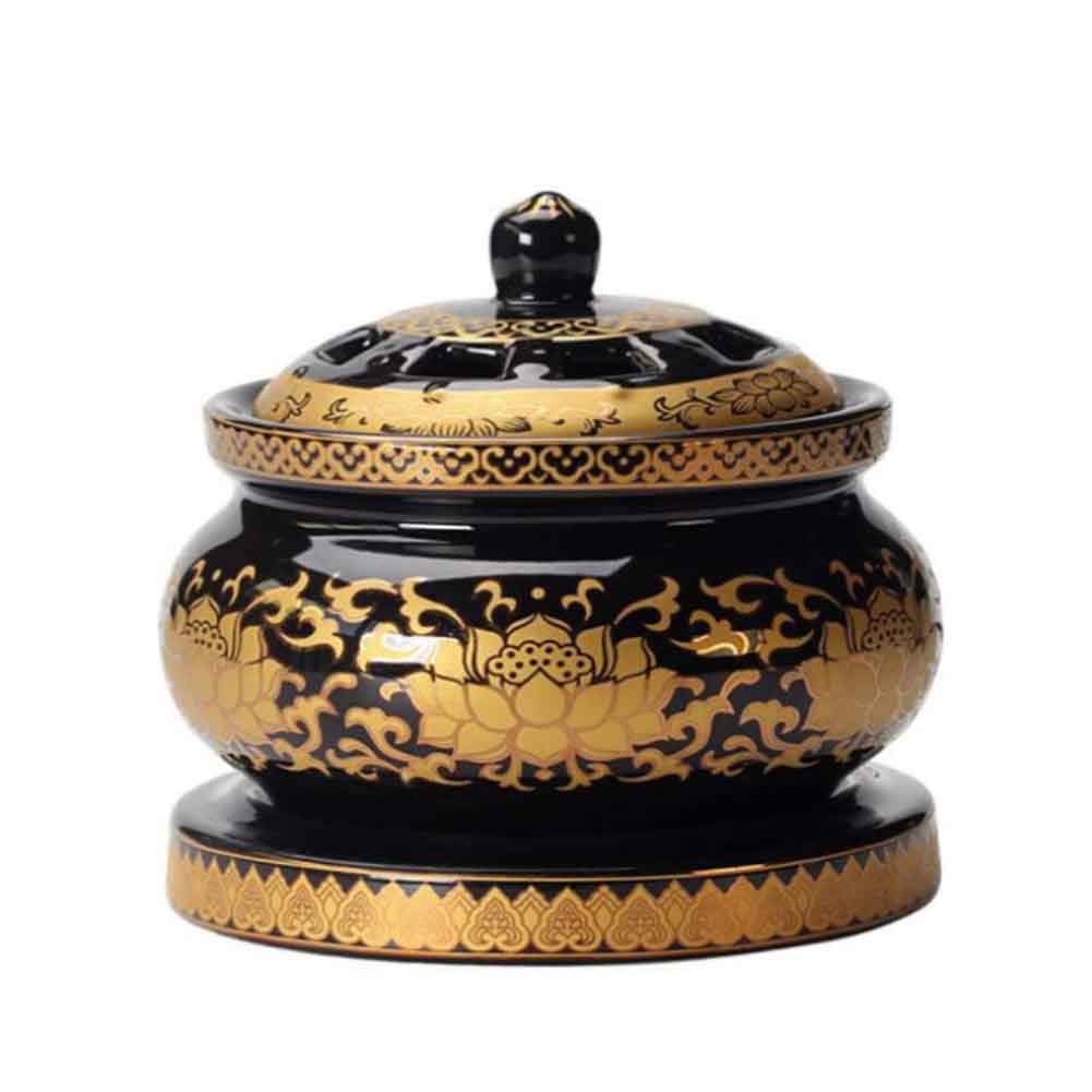 Premium Automatic Timing Aroma Diffuser - 110V Adjustable Temperature Essential Oil Burner with Frankincense Resin for Home Aromatherapy | Perfect for Yoga, Meditation & Stress Relief
