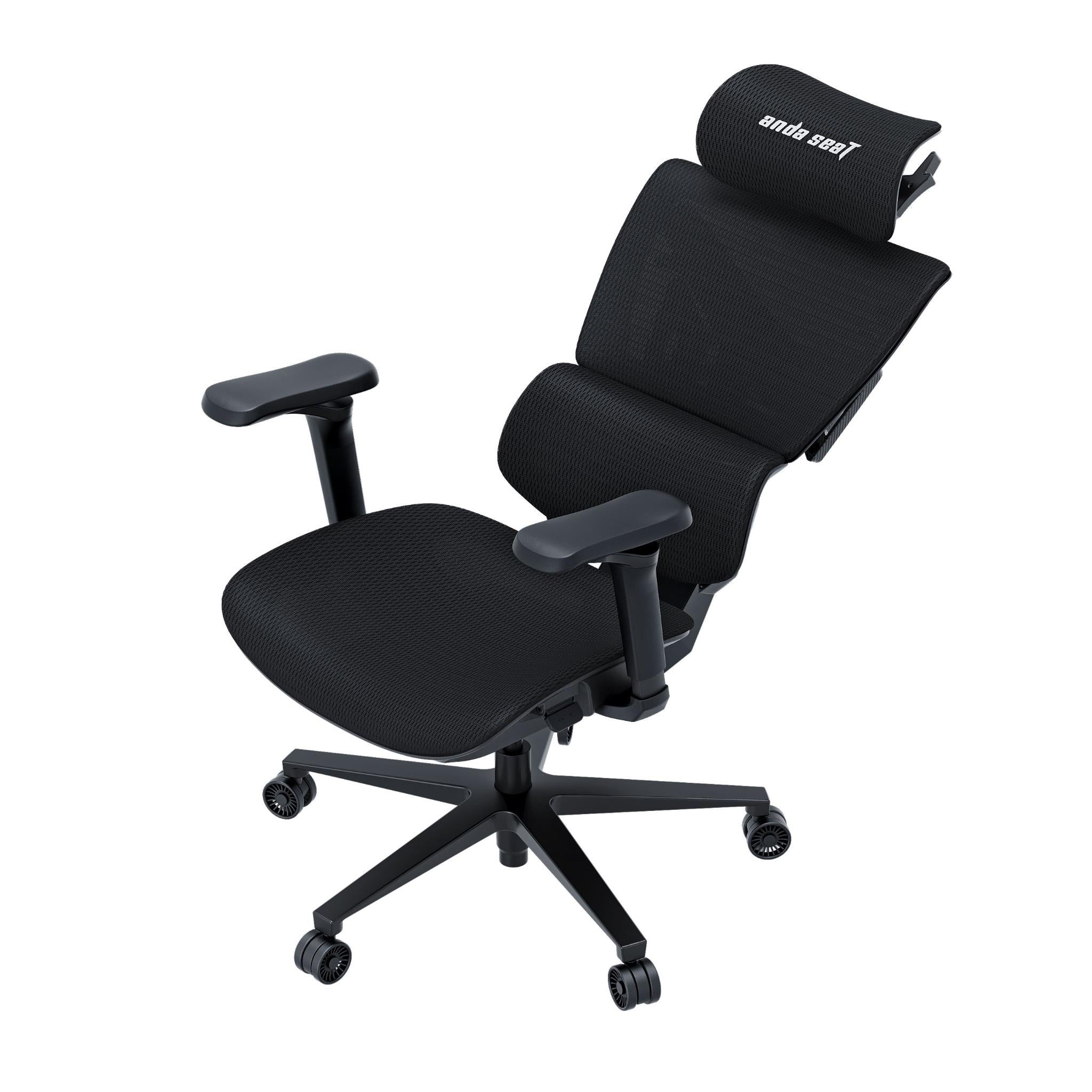 Anda Seat X Air Pro Ergonomic Mesh Gaming Chair - Space Black | Breathable High Back Office Chair for PC, Console & Streaming Gamers