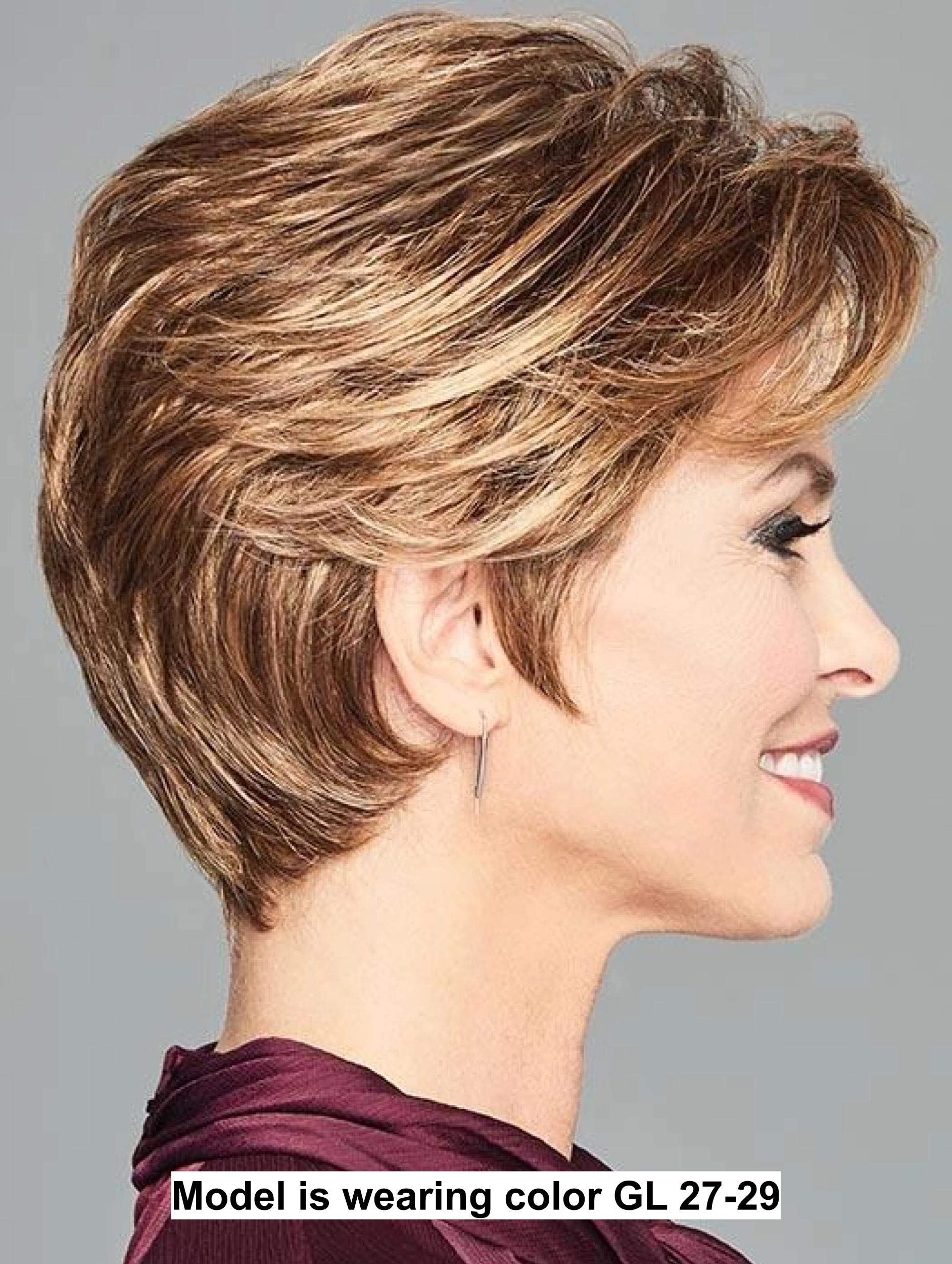 Gabor Stylish Flair Wig & Christy's Wigs Q&A Booklet Bundle (2 Items) - Color 27/29 - Perfect for Cosplay, Costume Parties & Everyday Fashion