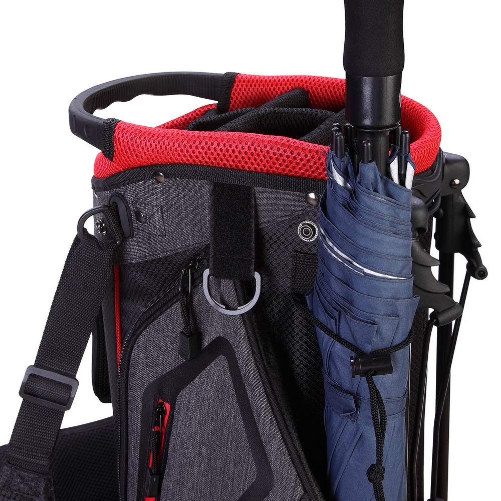 Ram Golf Premium Tour Stand/Carry Bag - Lightweight Golf Bag with 14-Way Divider & Dual Straps - Perfect for Golfers, Driving Range & Course Play