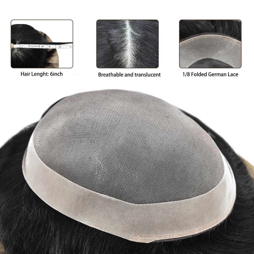 Premium Mono Toupee for Men - 7
