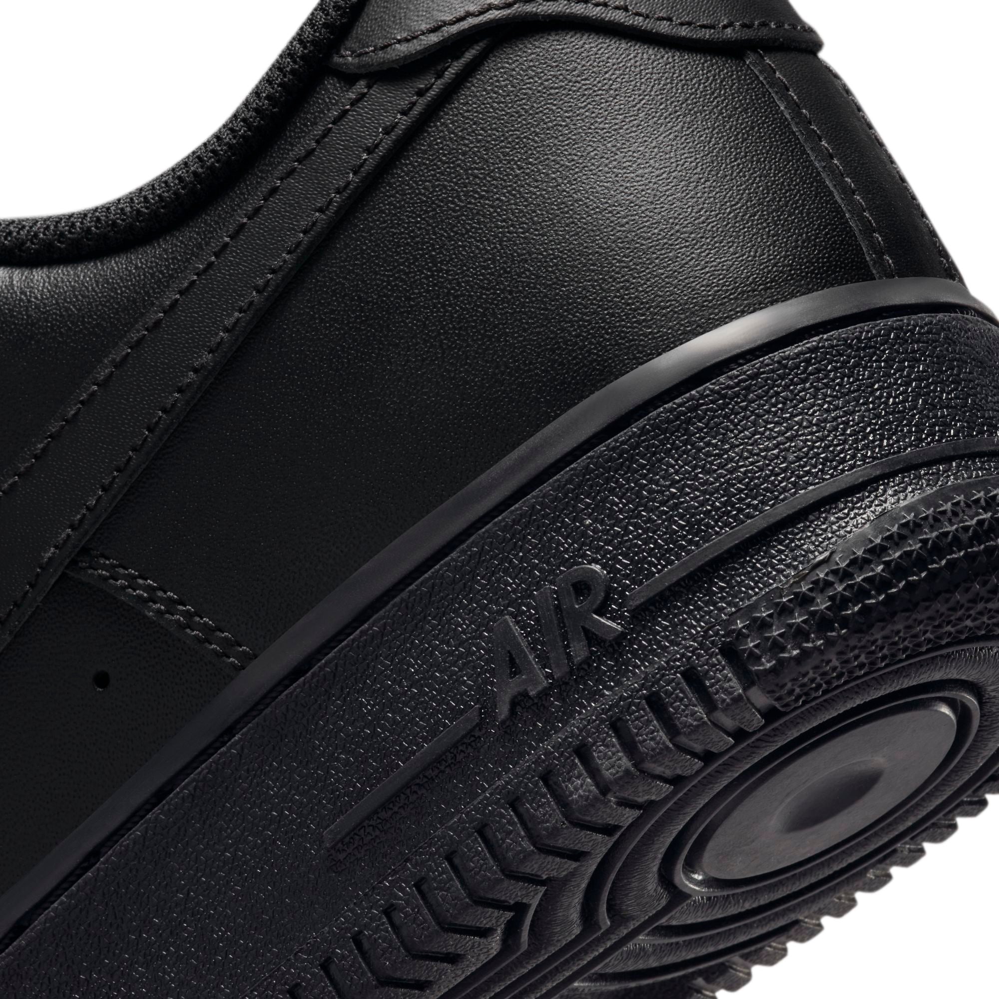 Nike Air Force 1 '07 Triple Black Sneakers - Men's/Women's Basketball Shoes for Casual Wear, Street Style & Everyday Comfort