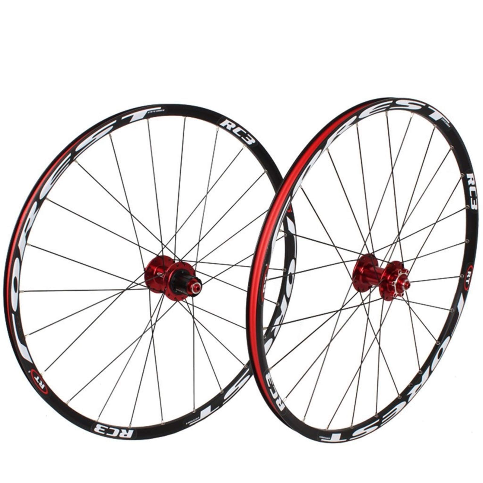 Quick Release Bicycle Axles - Front & Rear Wheel Set for 26