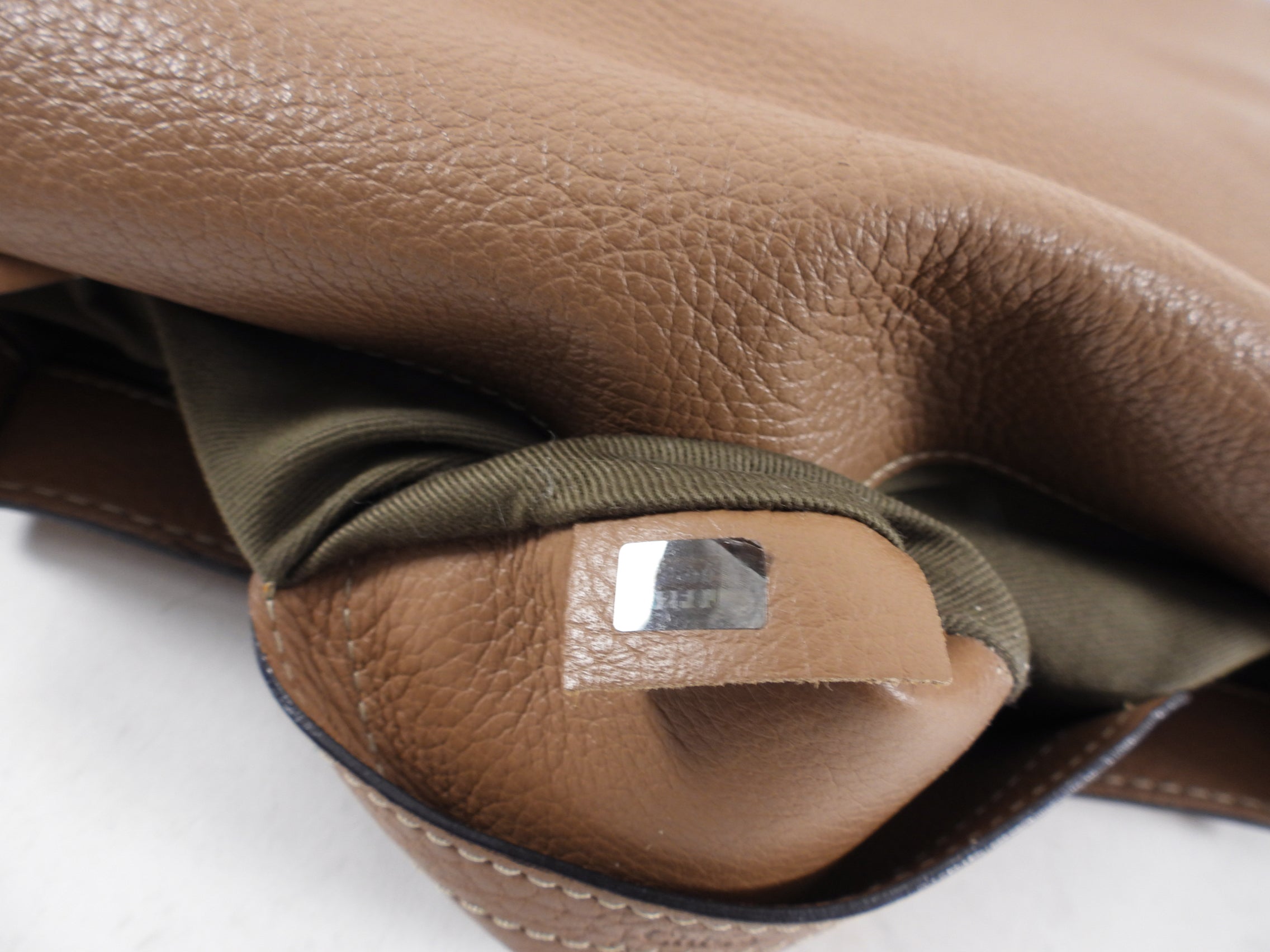 Chloe Light Brown Leather Marcie Saddle Crossbody Bag for Women - Stylish Shoulder Purse with Adjustable Strap, Perfect for Work, Travel & Everyday Use