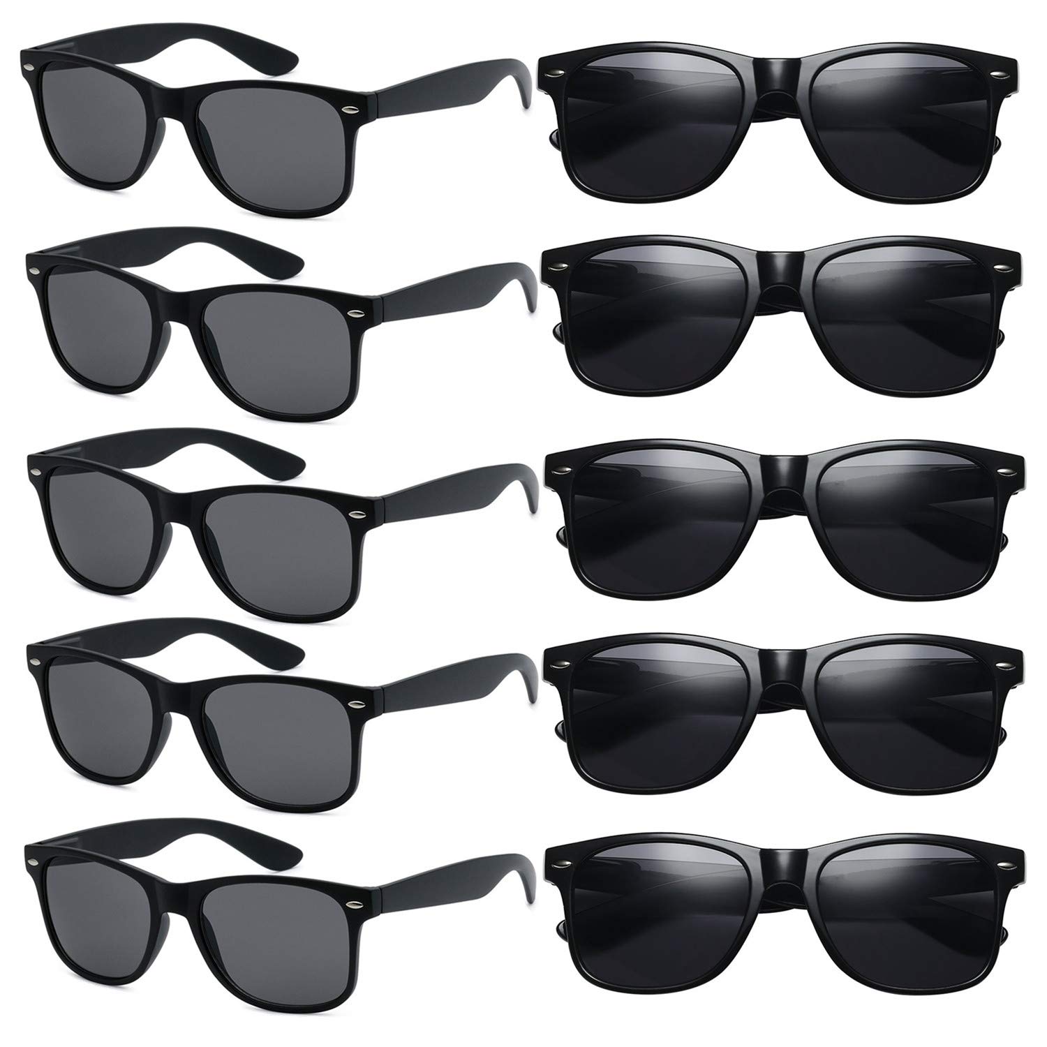 Bulk 80s Retro Party Sunglasses for Adults - Funky Shades for Costume Parties, Events & Favors (8/10/20/30 Pack) - Perfect for Themed Parties, Halloween & 80s Night Events