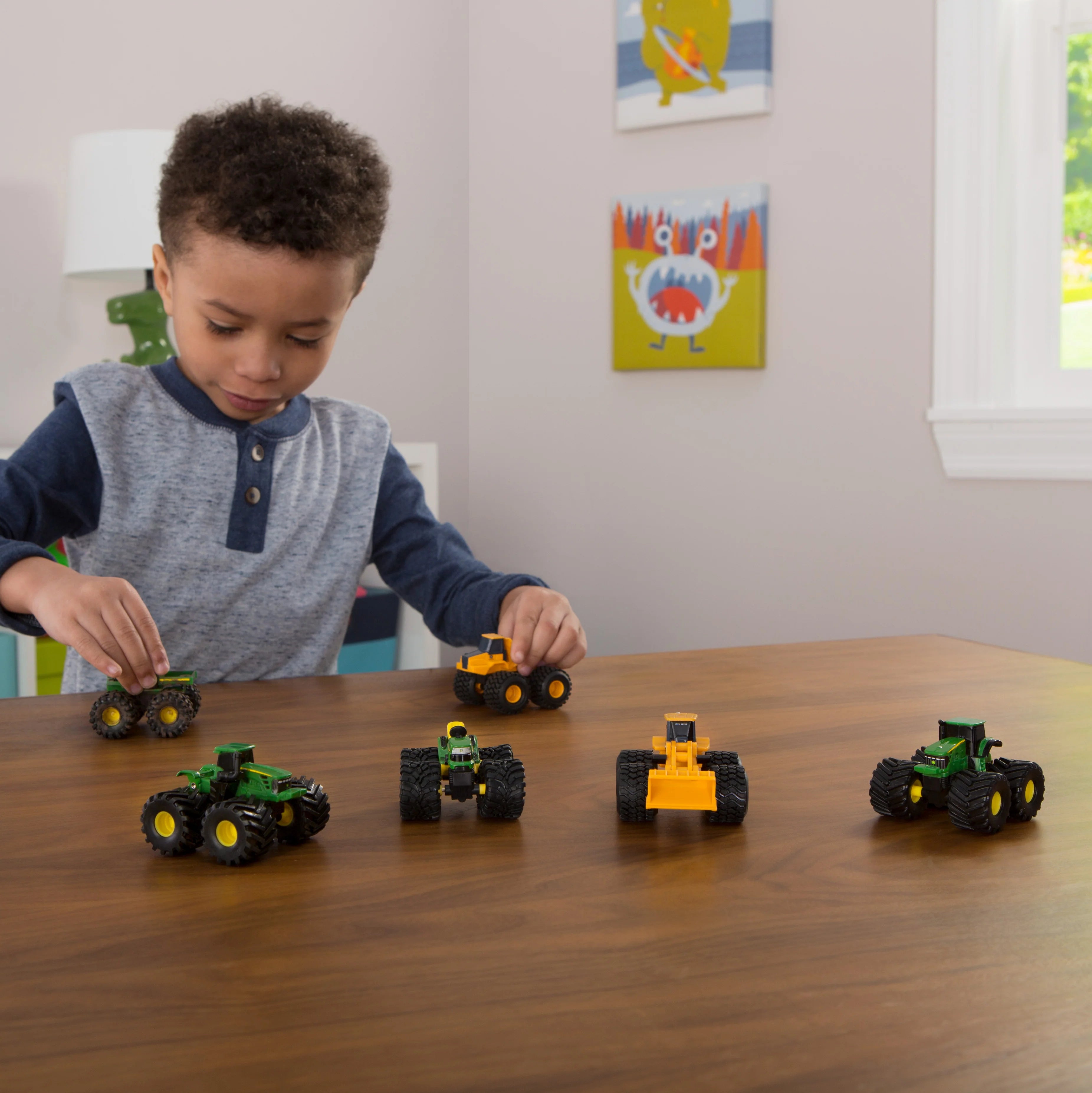 John Deere Monster Treads Off-Road Toy Trucks - Large 12