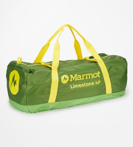 Marmot Limestone 4P Tent - 4 Person Waterproof Camping Tent with Rainfly, Lightweight & Spacious for Outdoor Adventures - Perfect for Family Camping, Hiking Trips, and Backpacking in All Seasons
