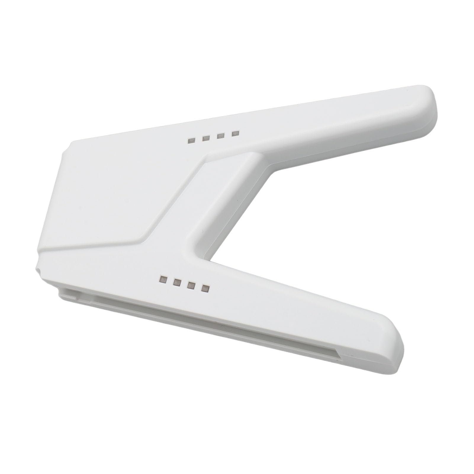 Game Controller Charger with LED - Compact ABS Design for Comfortable Gaming (White) - Perfect for PS5/Xbox Accessories