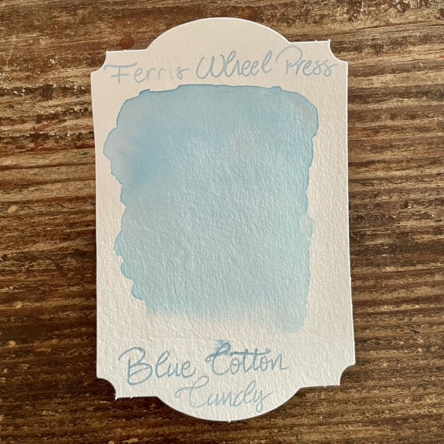 Ferris Wheel Press Blue Cotton Candy Ink - Fountain Pen Ink for Calligraphy & Writing - Perfect for Journals, Letters, and Artistic Projects