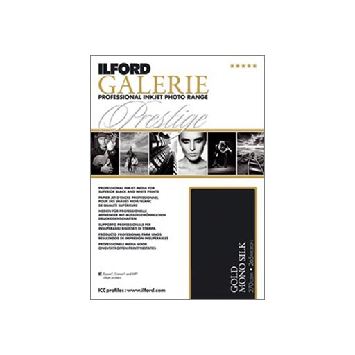 Ilford Galerie Prestige Gold Mono Silk Fine Art Paper - Premium Matte Photo Paper for Professional Printing, Framing & Art Displays