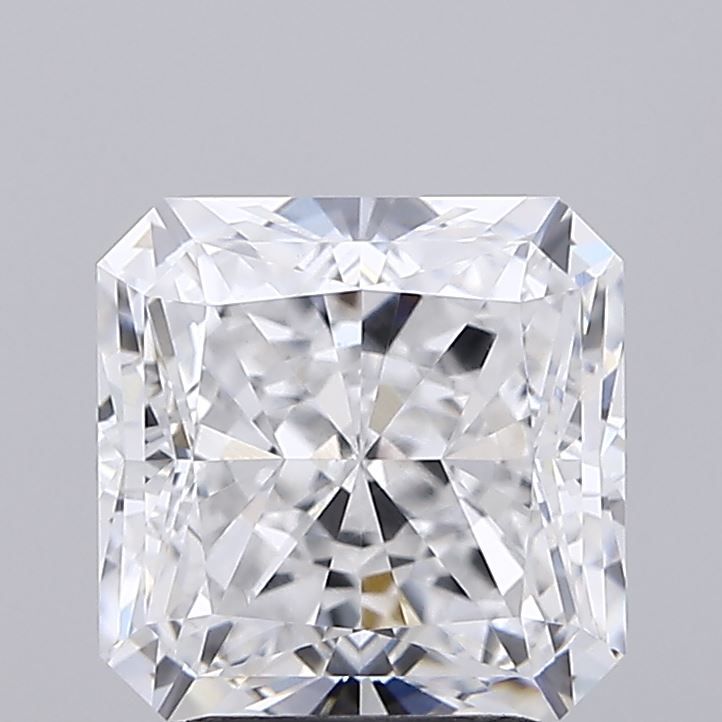 3.03 Carat E Color VVS2 Clarity Radiant Cut Lab-Grown Diamond for Engagement Rings & Fine Jewelry