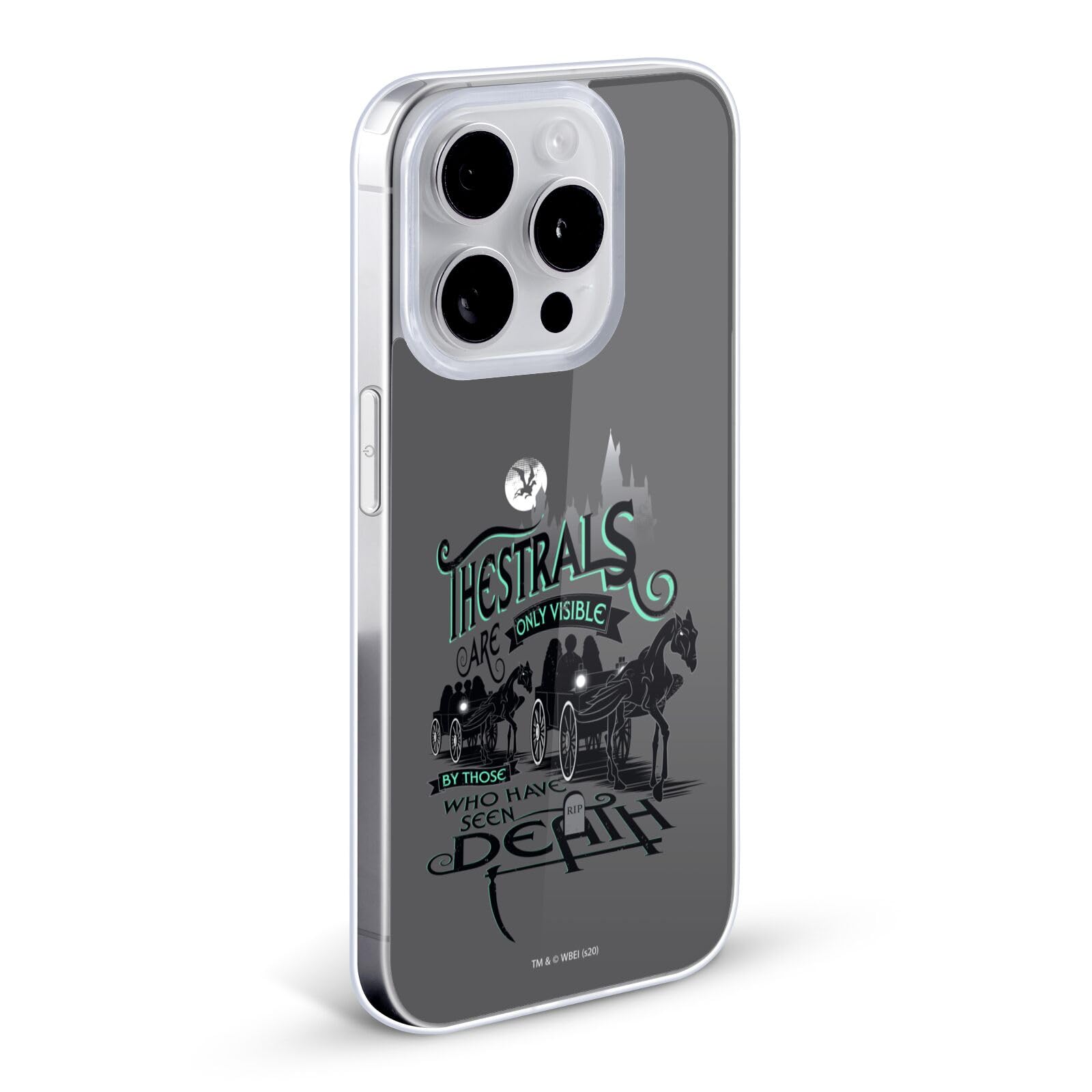 Official Harry Potter Thestrals Deathly Hallows iPhone 7 Plus/8 Plus Soft Gel Case - Licensed Head Case Designs - Perfect for Fans, Gifts & Themed Collections
