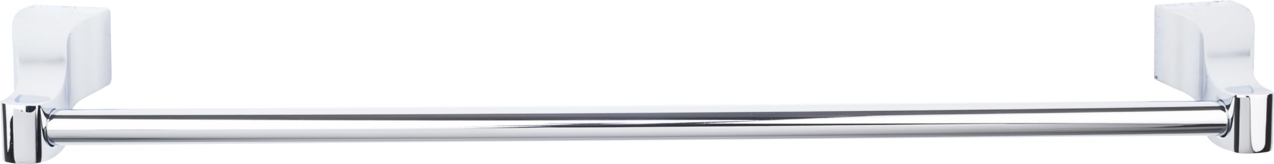 Top Knobs AQ10-PC Chrome Single Towel Rod for Bathroom - Aqua Finish, Durable & Stylish Bathroom Accessory for Towel Organization & Space Saving