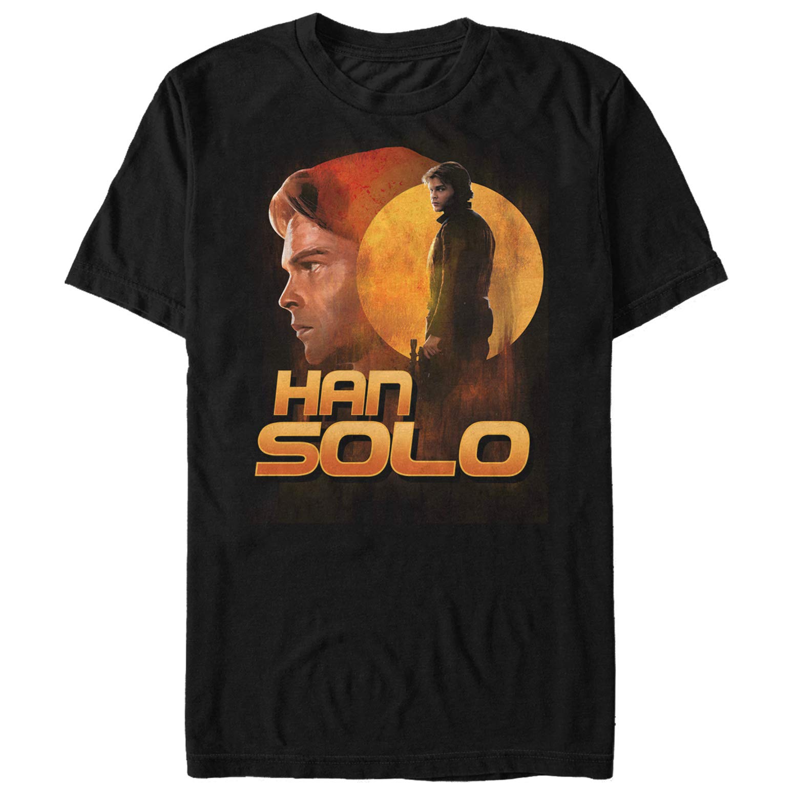 Men's Solo: A Star Wars Story Han Dusty Sunset Graphic T-Shirt | Cool Star Wars Movie Merchandise for Fans | Perfect for Cosplay, Conventions & Casual Wear