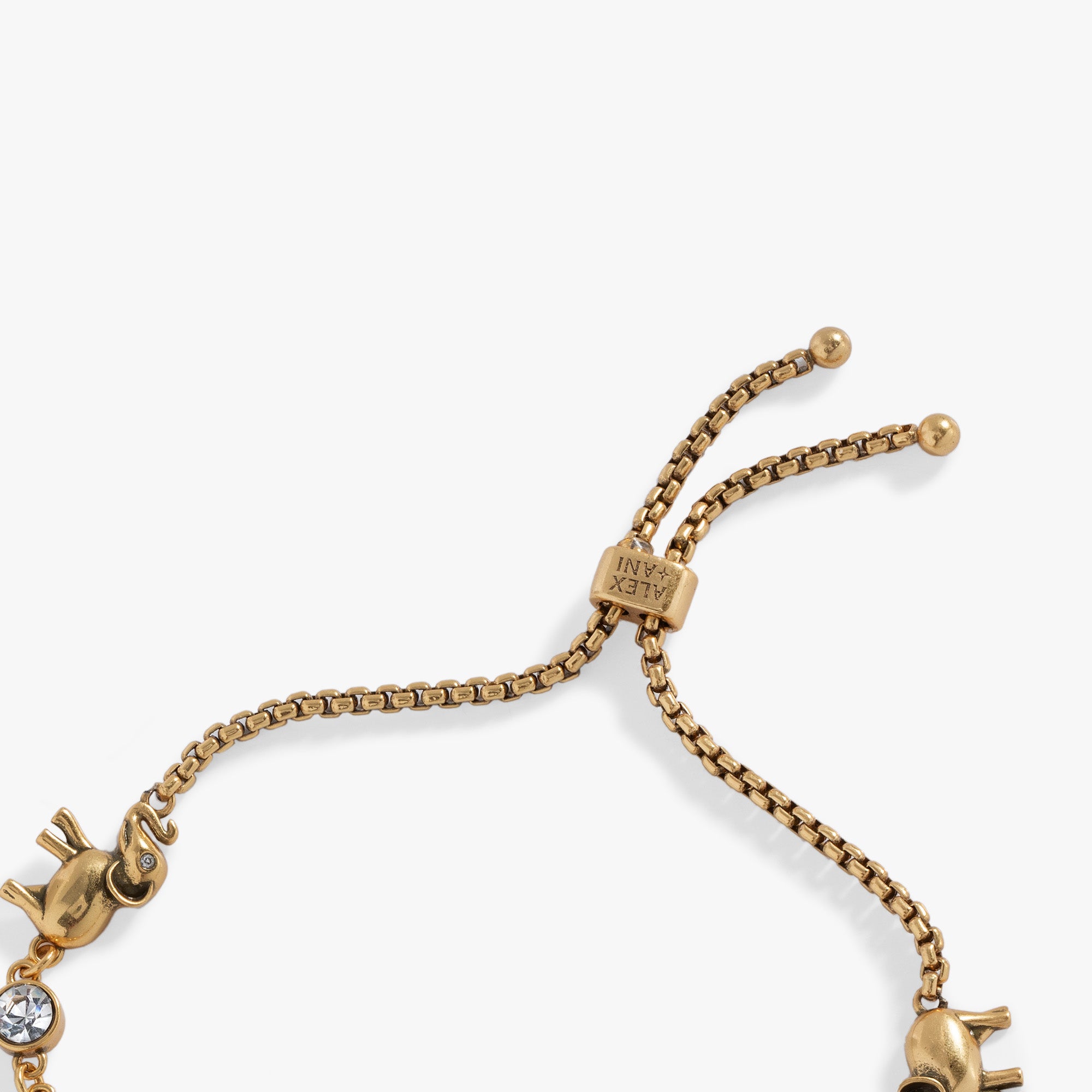 Elephant Crystal Bolo Bracelet for Women - Adjustable Beaded Boho Chic Jewelry - Perfect for Festivals, Parties & Everyday Wear