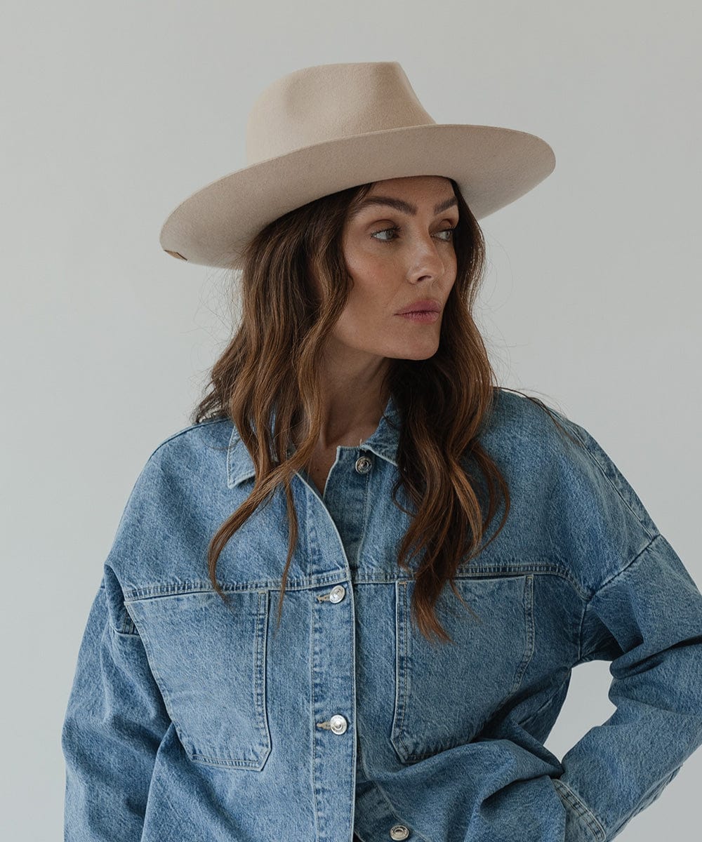 Stylish Ava Fedora Hat for Women - Classic Wide Brim Sun Hat for Outdoor, Beach, and Summer Fashion