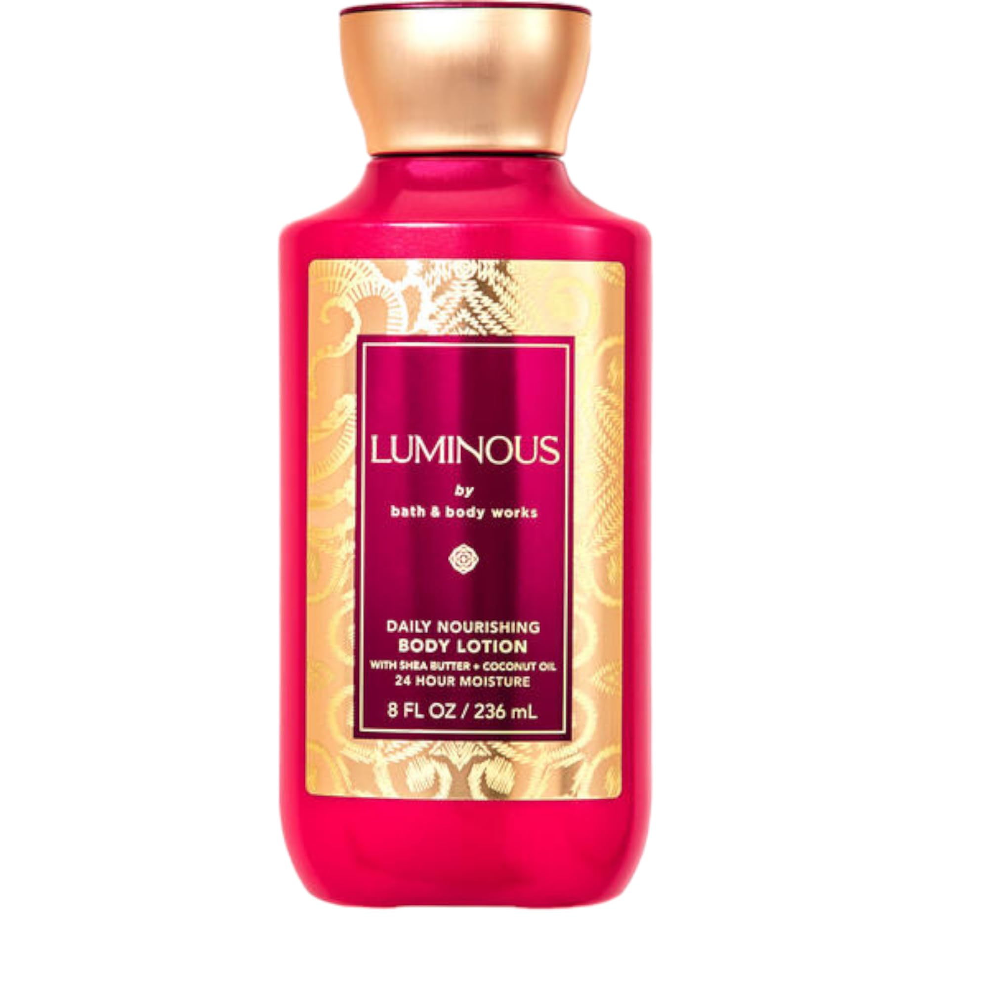 Bath and Body Works Luminous Super Smooth Body Lotion Set - 8 Oz Hydrating Moisturizer for Women | Perfect Gift for Her, Dry Skin Care, Daily Use & Relaxing Night Routine
