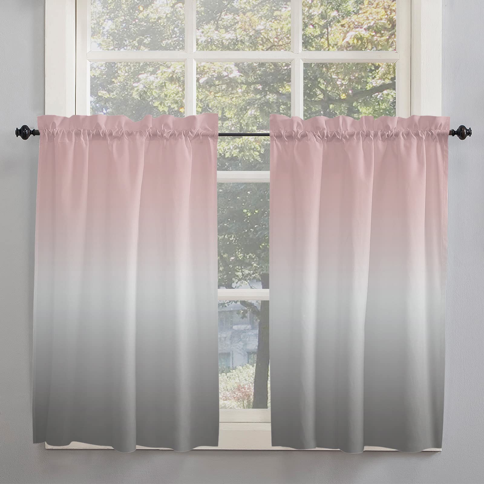 Ombre Kitchen Curtains 45