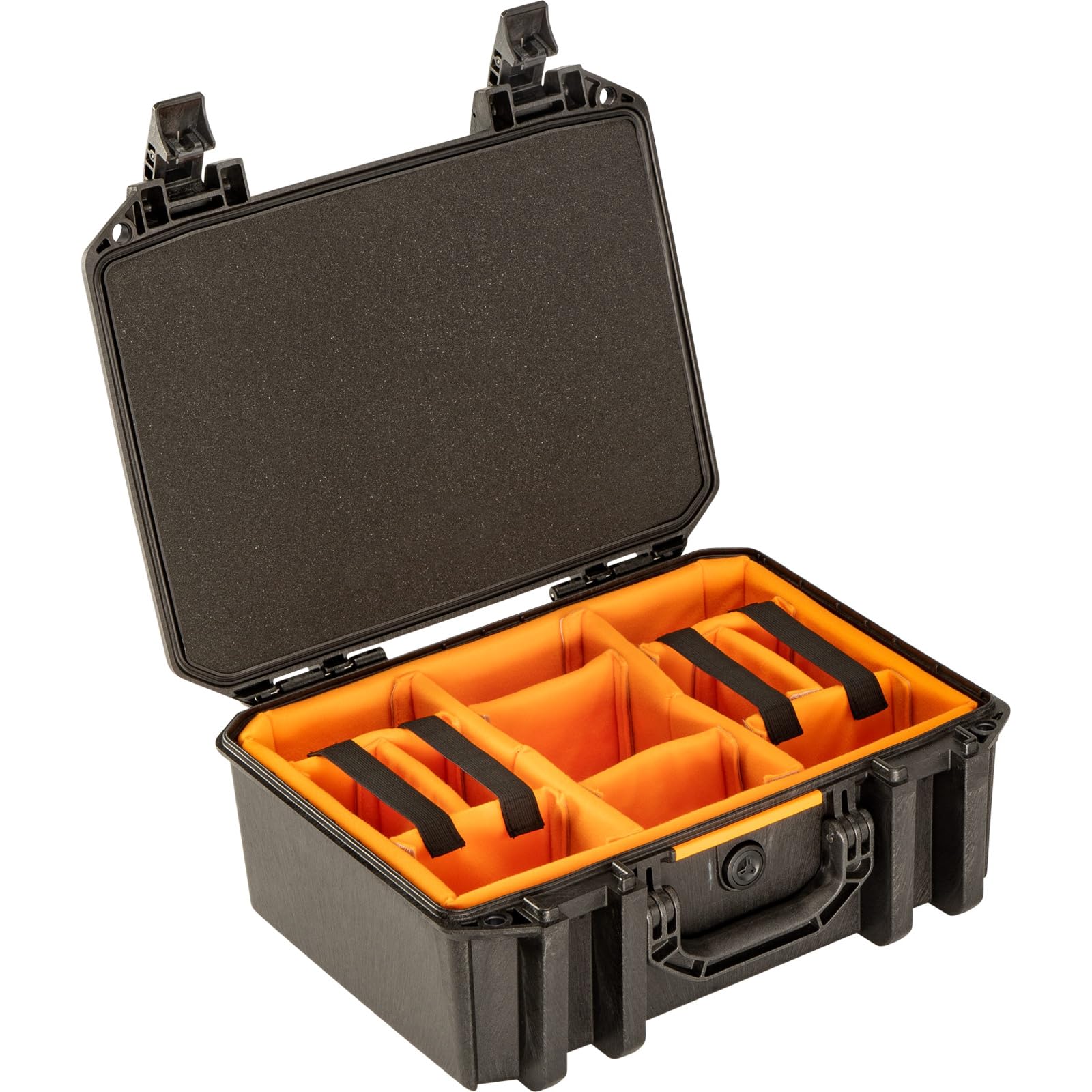 **Pelican Vault V300 Waterproof Hard Case with Customizable Foam - Durable Protection for Cameras, Drones, Electronics & Gear (Black) - Perfect for Travel, Outdoor Adventures & Professional Equipment Storage**