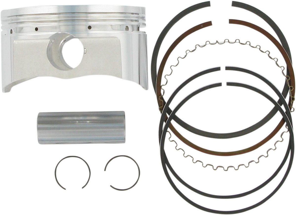 Wiseco 4562M10241 102.41mm 9:1 Compression 675cc Motorcycle Piston Kit - High Performance Replacement for Engine Rebuild & Racing Upgrades