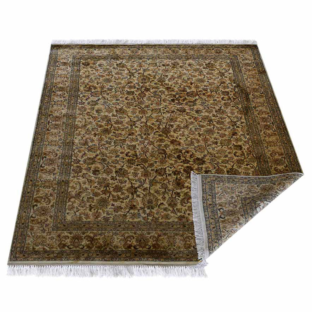 Handmade RubyMystique Persian Area Rug - Authentic Hand-Knotted Wool Carpet for Living Room, Bedroom & Dining Room Decor