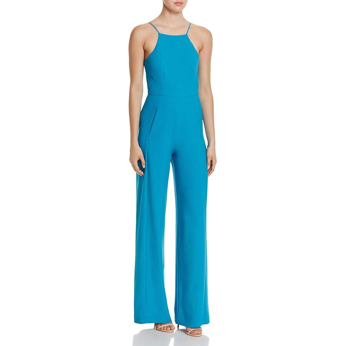 Black Halo Women's Joaquin Jumpsuit - Elegant One-Piece Romper for Evening Wear, Parties & Special Occasions