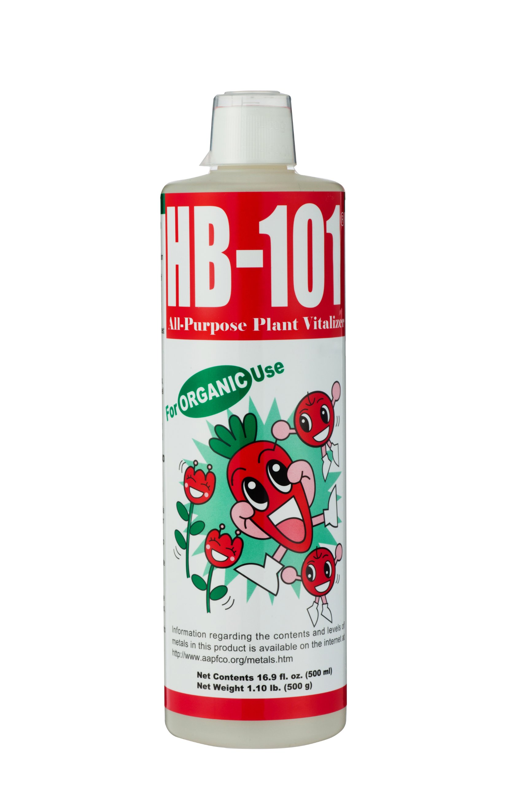 HB-101 All Purpose Plant Vitalizer - 16.9 fl oz Organic Plant Food & Growth Enhancer for Indoor & Outdoor Plants, Flowers, Vegetables - Perfect for Gardening, Hydroponics & Lawn Care