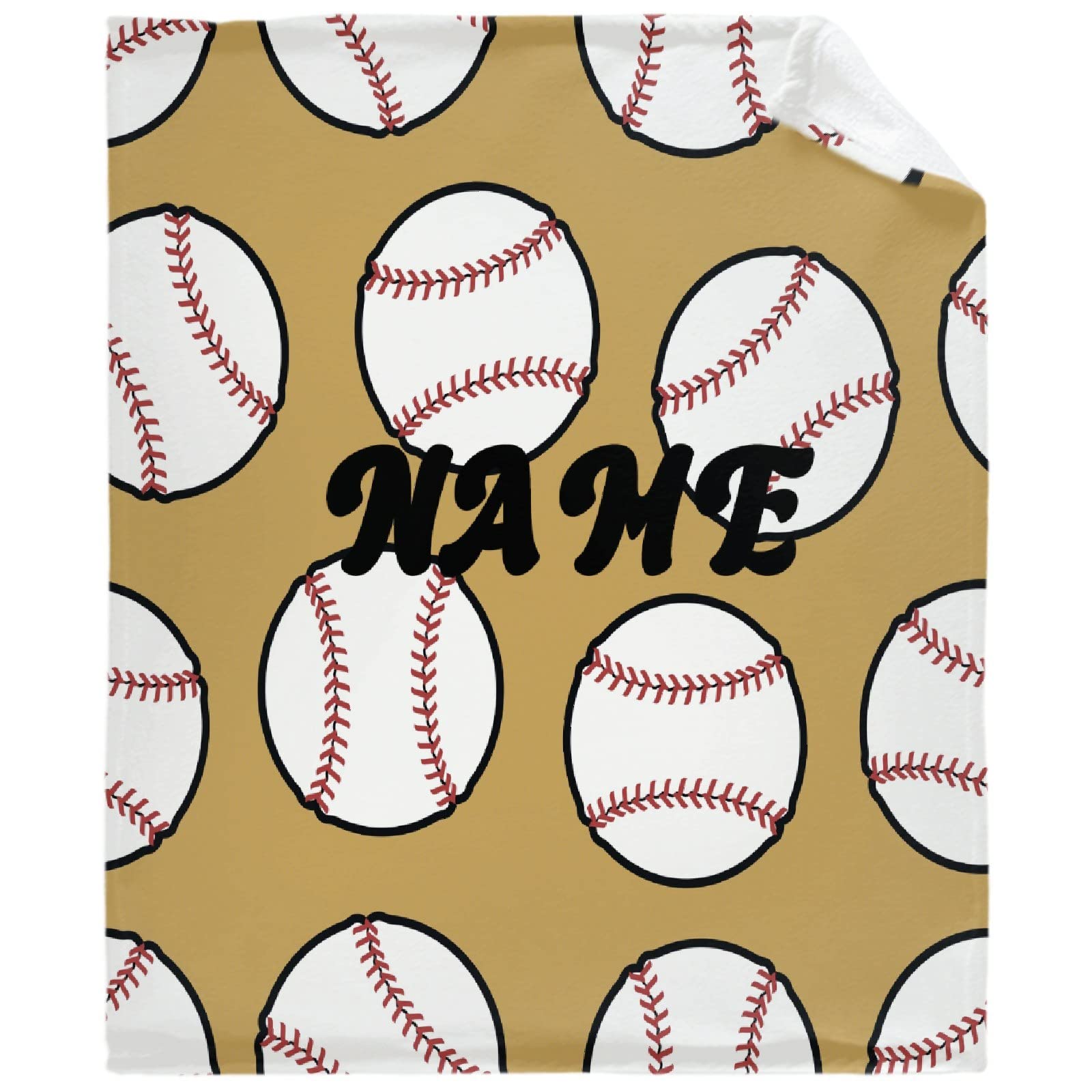 Custom Photo Baseball Blanket - Personalized Flannel Fleece Blanket 120x90 Inches - Perfect Birthday & Wedding Gift for Family - Great for Sports Fans, Cozy Home Decor & Outdoor Picnics
