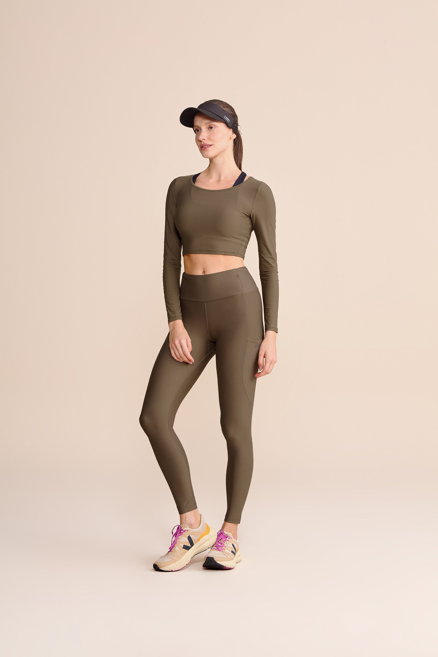 Harmony Crop Long Sleeve Tops for Women - Soft Stretchy Yoga Shirts, Workout Tees & Casual Wear - Perfect for Yoga, Gym, Running & Everyday Outfits