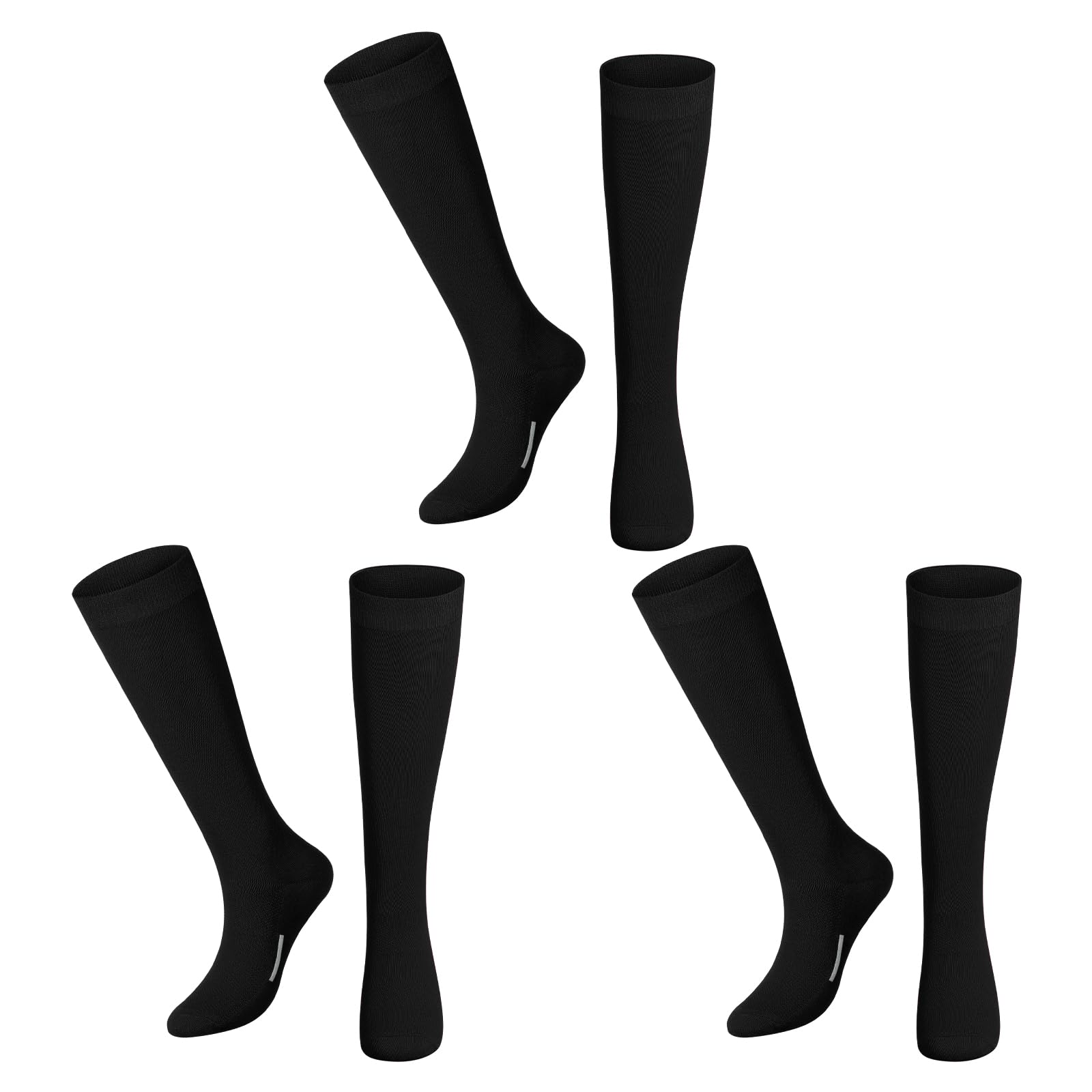 Haysandy 3 Pairs Baseball Socks - Bulk Youth High Tube Socks for Soccer, Softball & Football - Unisex Sports Socks for Boys & Girls - Perfect for Team Sports, Training & Casual Wear