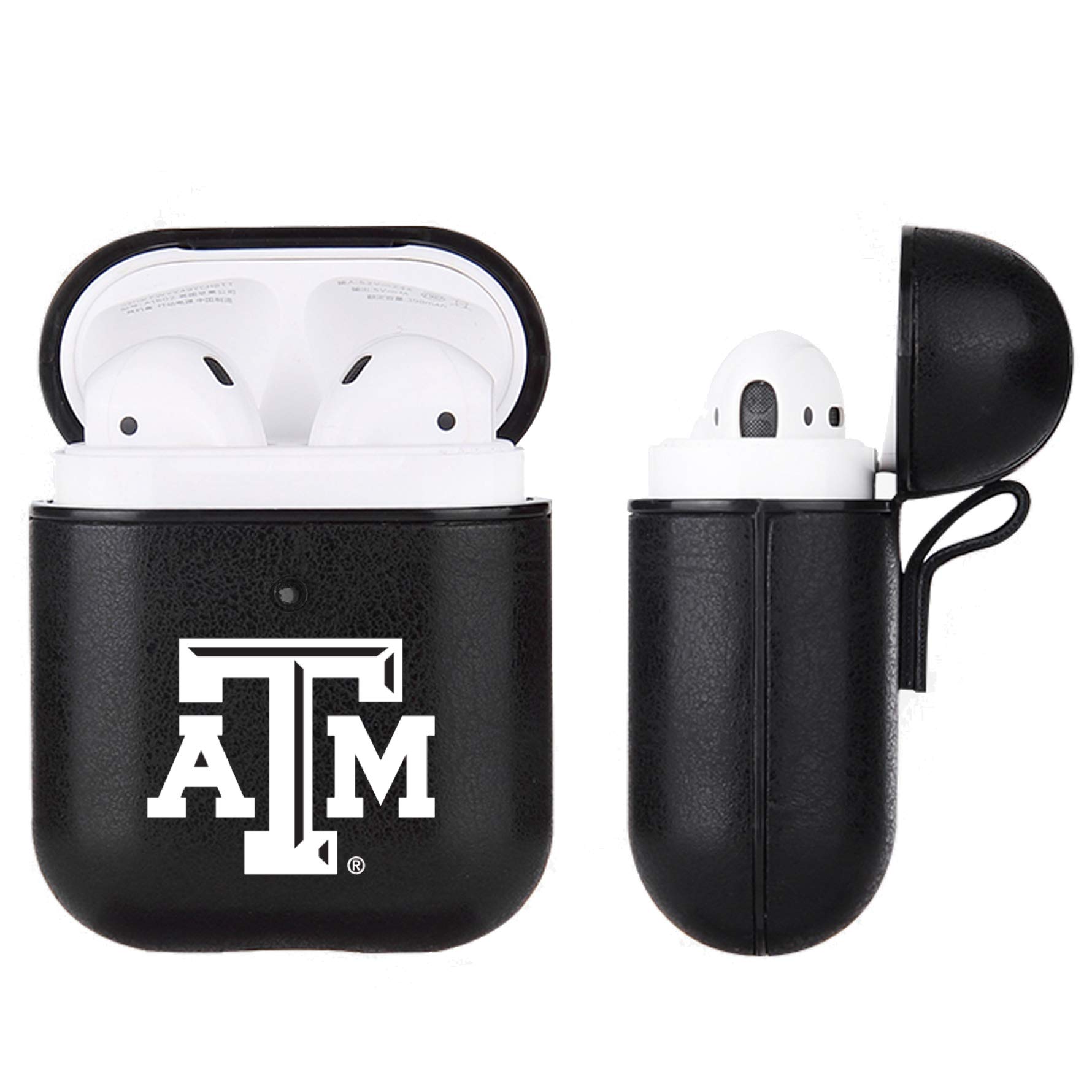 NCAA Leather Case for Apple AirPods - Durable Protection for Sports & Travel