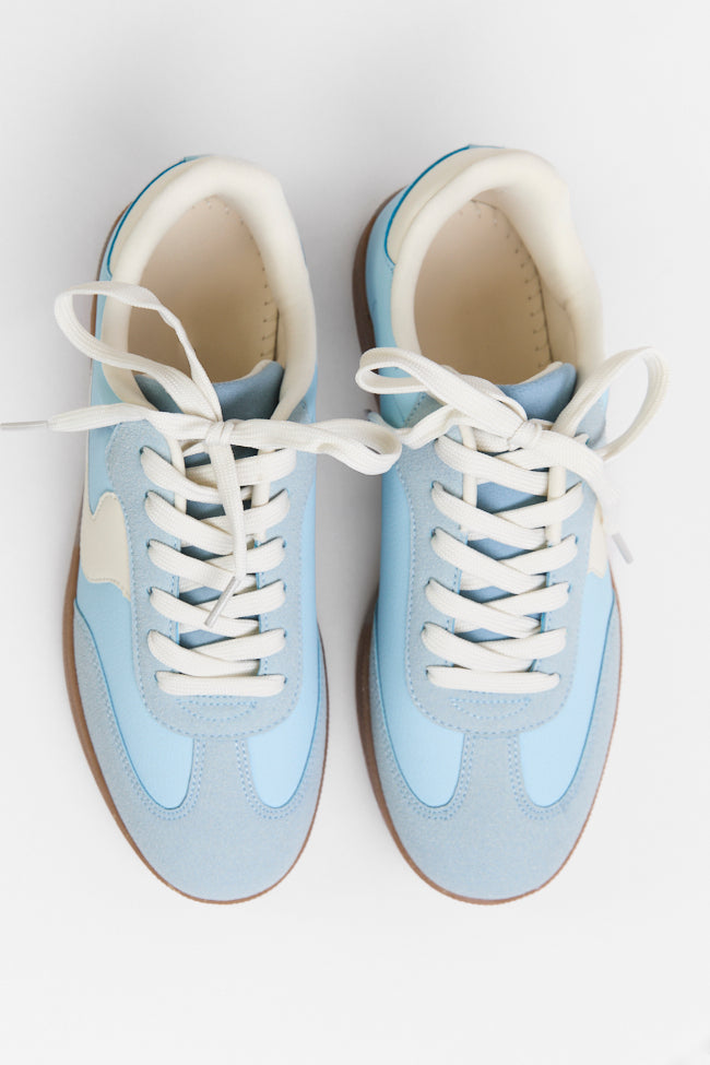 Tiffany Blue Swirl Sneakers for Women - Fashionable Casual Running Shoes for Walking, Gym & Everyday Wear