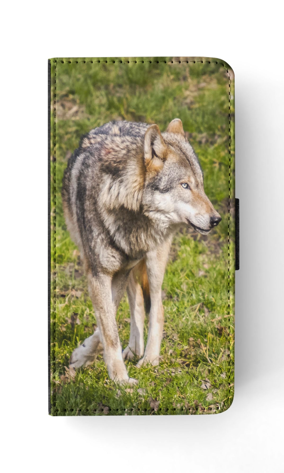 Foxercases Cool Animal Wolf Canine #8 Flip Wallet Phone Case for Samsung Galaxy S23 - Stylish Protective Cover with Card Slots | Perfect for Daily Use, Travel & Outdoor Activities