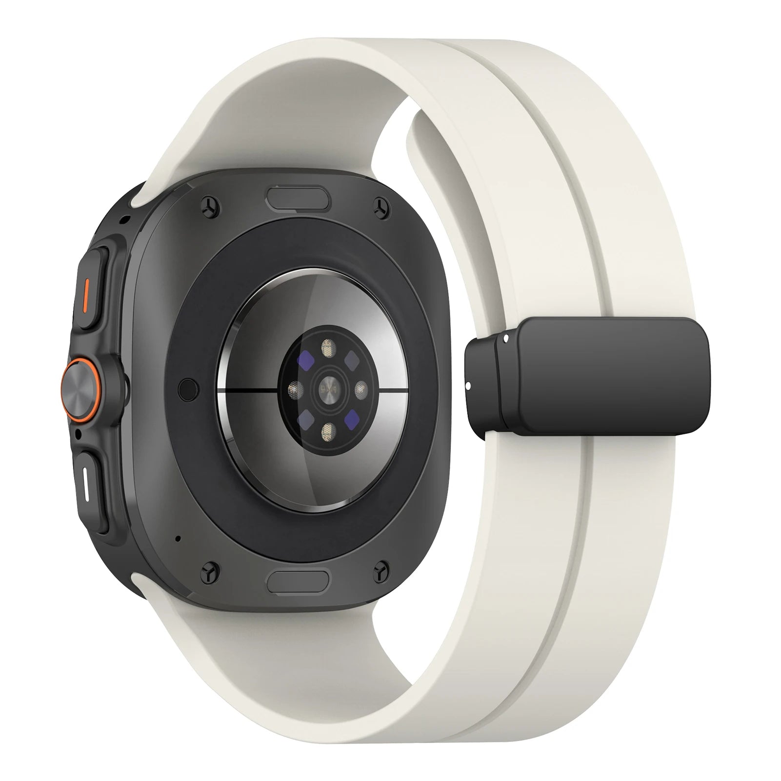 Magnetic Silicone Band for Samsung Galaxy Watch Ultra - Durable, Comfortable Strap for Workout, Running & Outdoor Activities